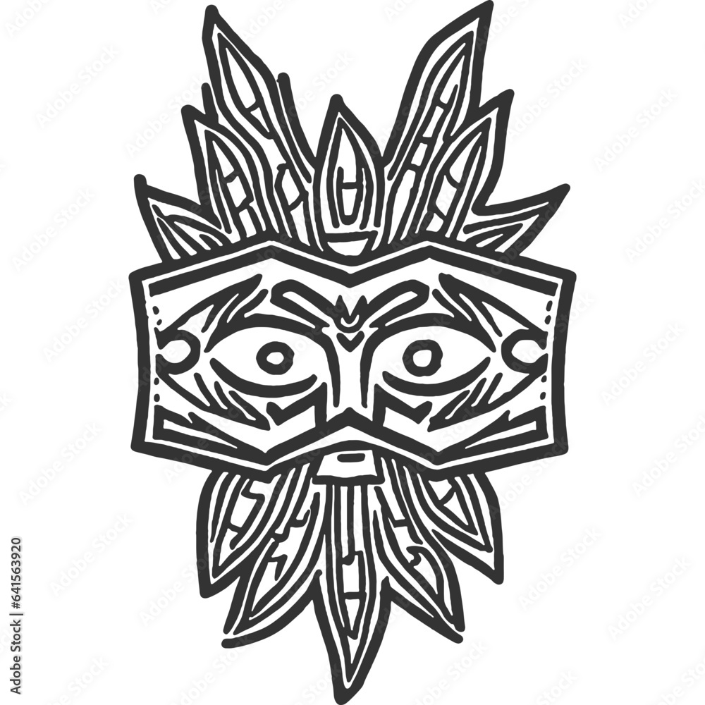 Fototapeta premium Odd Creatures Vintage Illustration Vector