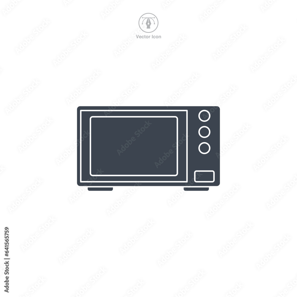 Oven icon symbol vector illustration isolated on white background Oven icon symbol vector illustration isolated on white background