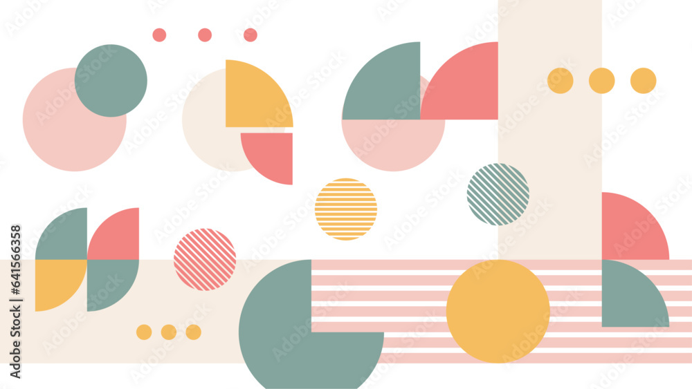Colorful modern art abstract geometric background with shapes Colorful modern art abstract geometric background with shapes