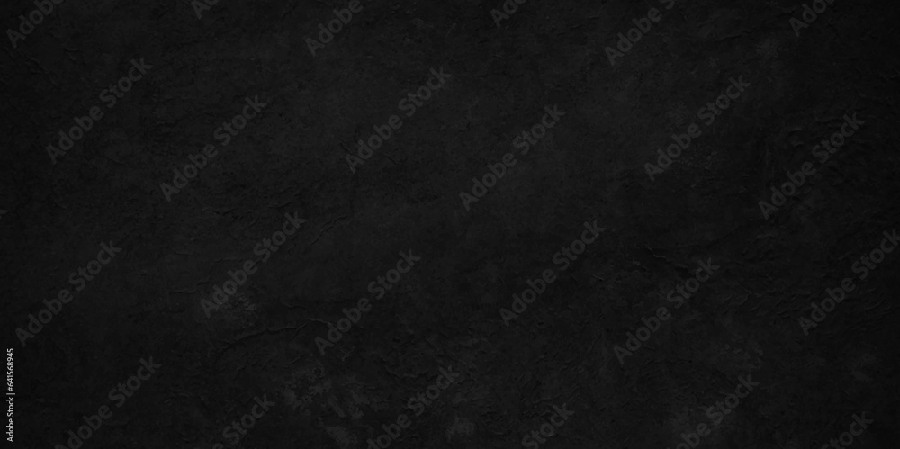 Abstract Black texture chalk board and black board background. stone concrete texture grunge backdrop background anthracite panorama. Panorama dark grey black slate background or texture.