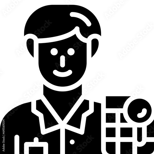 auditor solid icon
