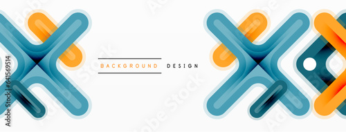 Minimal geometric background cross line. Design for wallpaper, banner, background, landing page, wall art, invitation, prints, posters