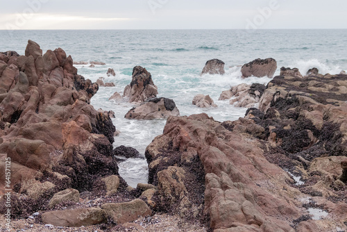 rocks in the sea photo