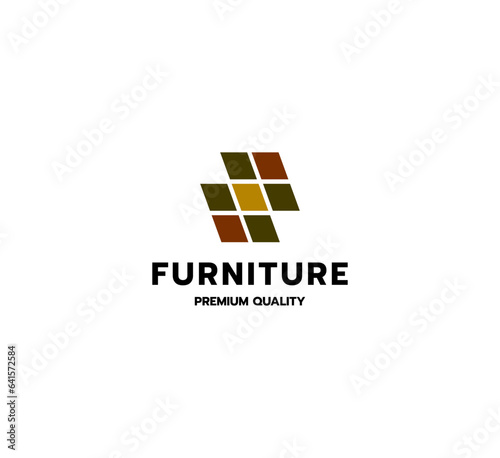 Simple and Minimal Interior Parquet Logo Design