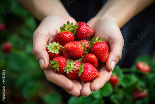 Lots of fresh strawberries on hand