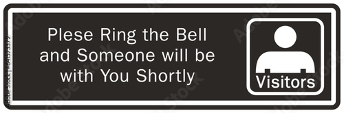 Ring bell sign and labels