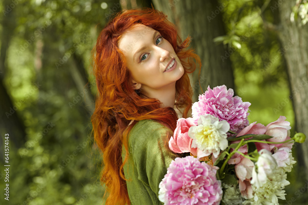 Naklejka premium fantasy novel heroine
