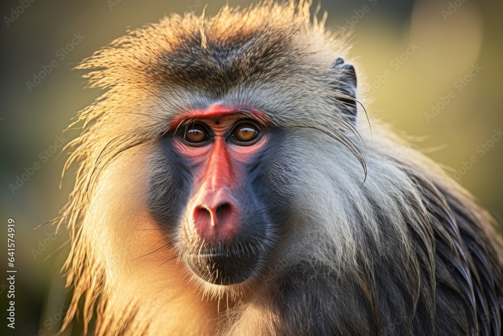 custom made wallpaper toronto digitalMandrill monkey, African baboon