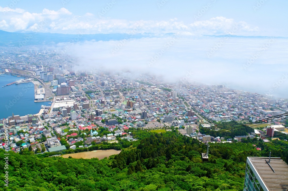 View from Observatory of Mount Hakodate And Ropeway