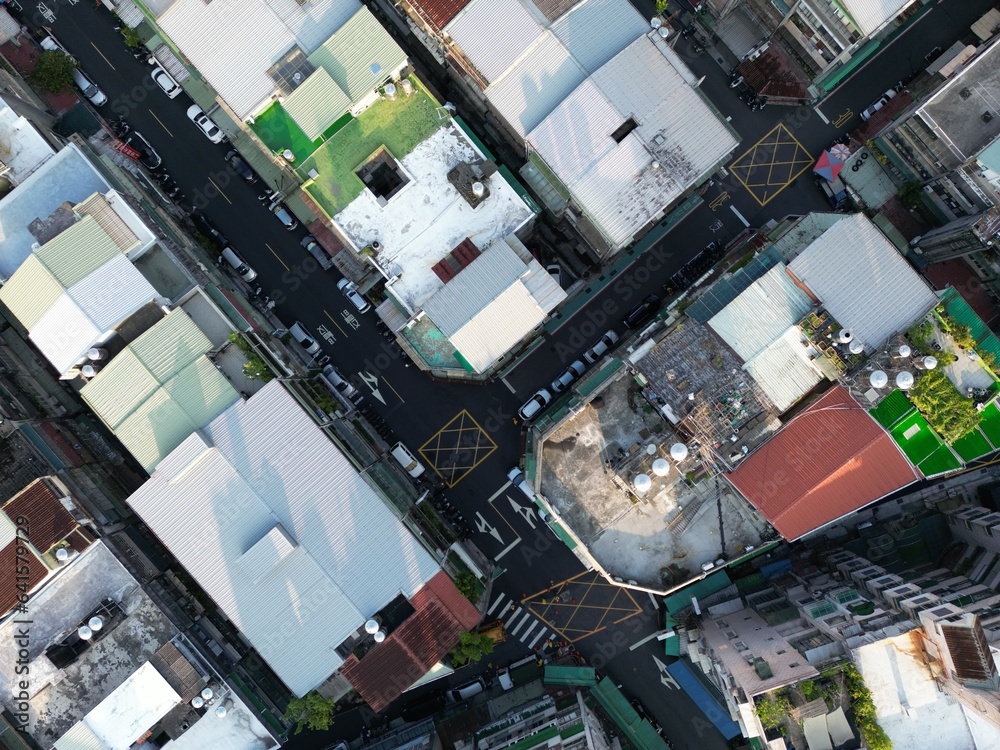 Rooftop addition in Taipei city. Rooftop addition in Taipei city.