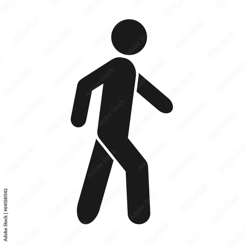 Walk vector icon sport symbol for graphic design, logo, web site, social media, mobile app, ui illustration Walk vector icon sport symbol for graphic design, logo, web site, social media, mobile app, ui illustration