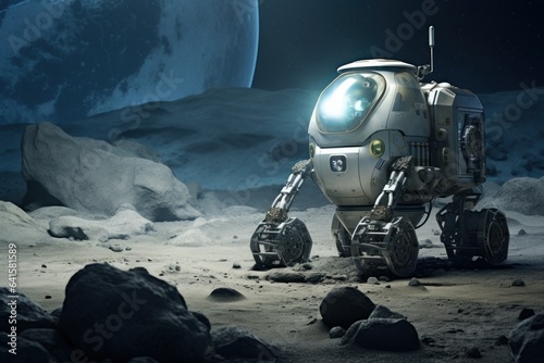 Lunar Inhabitants  A Tale of Robots Living on the Moon 