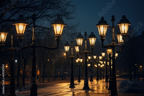 Illuminating Pathways: The Enchanting Glow and Grace of Street Lamps 