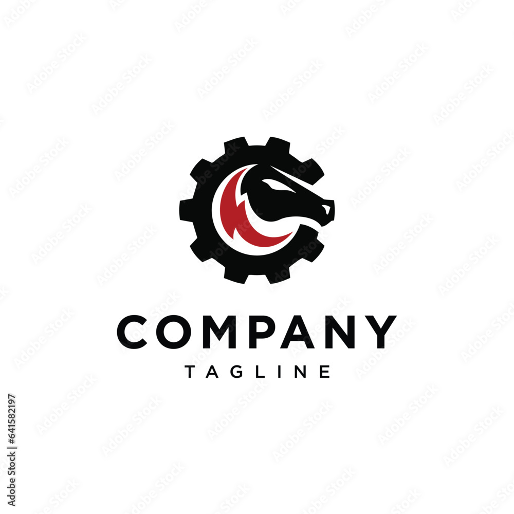 Electrical Mechanical Horse logo icon vector template.eps Electrical Mechanical Horse logo icon vector template.eps