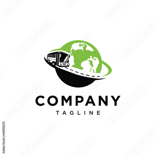 World Bus logo icon vector template.eps