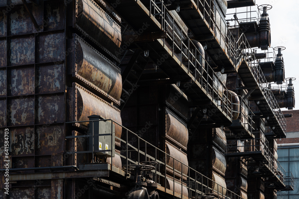 An abandoned factory An abandoned factory