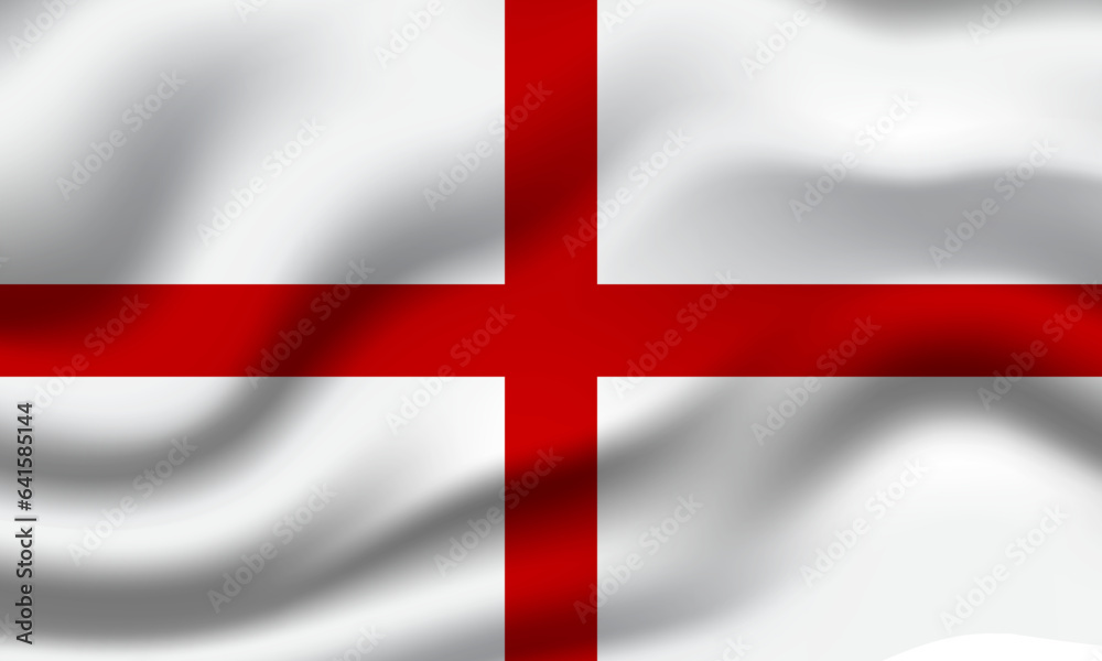 England flag 3d waving banner background England flag 3d waving banner background