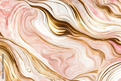 abstract background with waves generated by AI technology