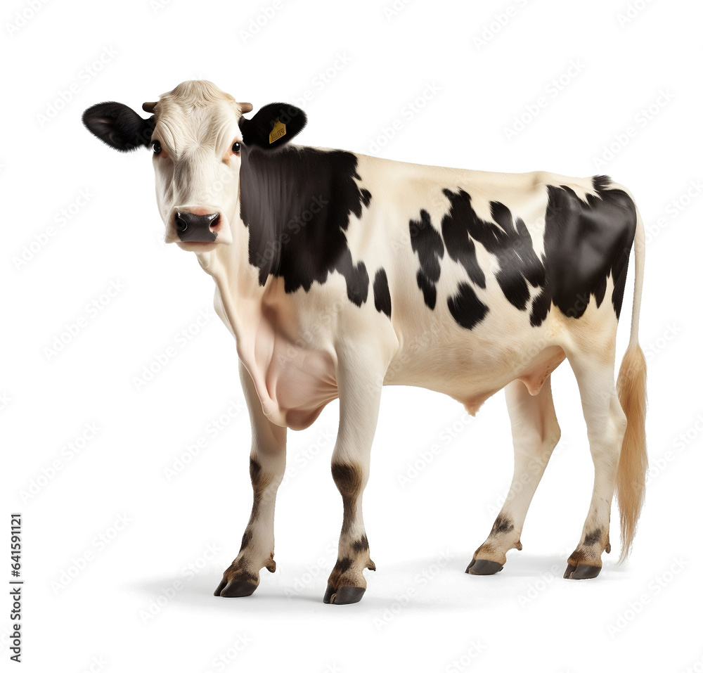 A cow on a transparent background alternates decorating projects related to agriculture and farm animals.