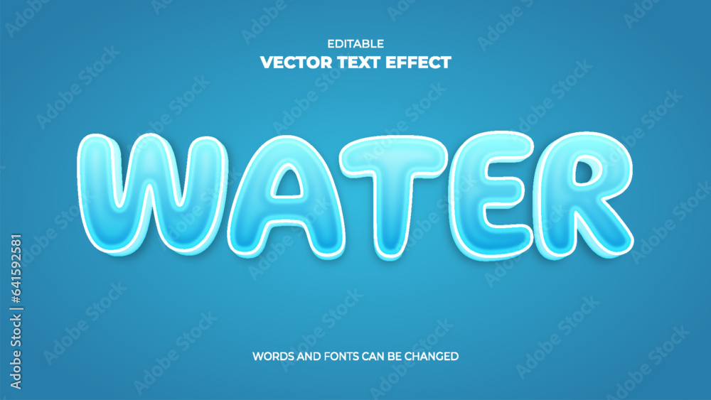 Blue water editable text effect Blue water editable text effect