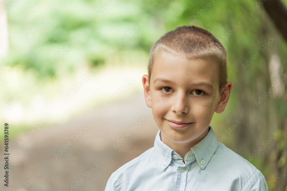 portrait of a handsome boy outdoor in natural light portrait of a handsome boy outdoor in natural light