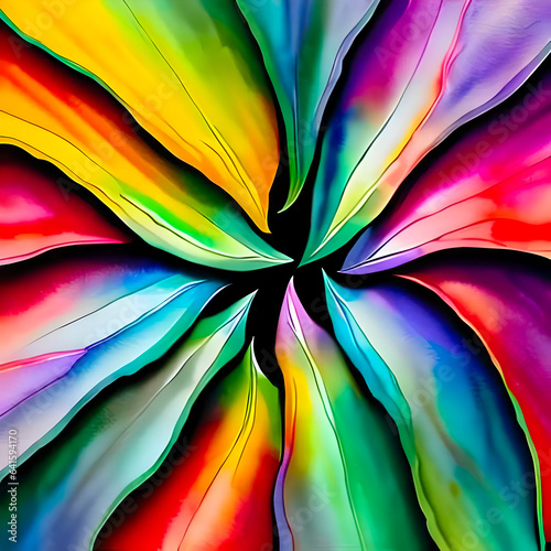 Watercolor rainbow texture background