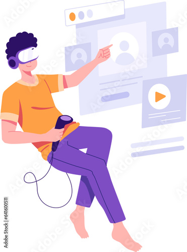 Metaverse Character Illustration