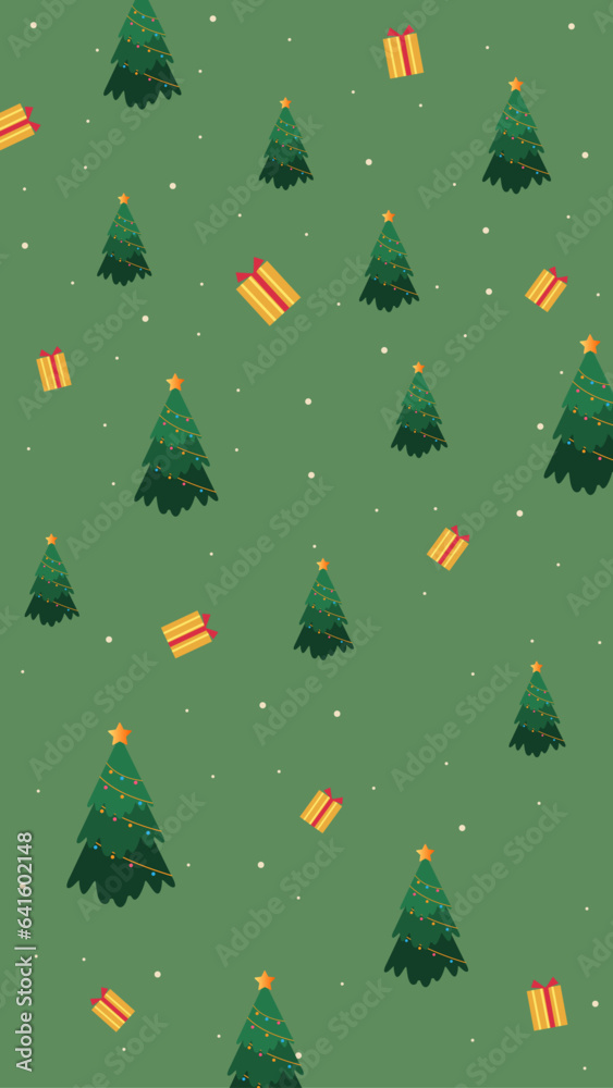 Christmas background. Vertical background for products and designs with Christmas and New Year theme