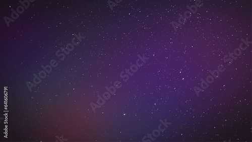 Background image of starry night sky. Image contains noise and grains due to high ISO and soft focus due to slow shutter.