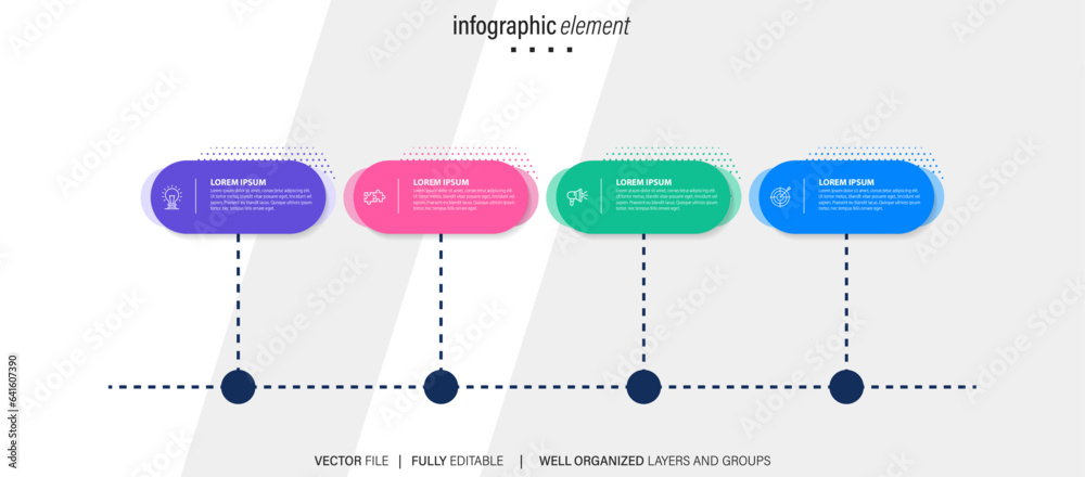 New product development infographic chart design template. Editable infochart with icons. Instructional graphics with 4 step sequence. Visual data presentation.
New product development infographic chart design template. Editable infochart with icons. Instructional graphics with 4 step sequence. Visual data presentation.