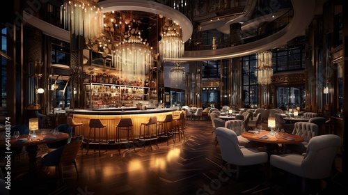 Luxury Hotel Restaurant Lounge Bar