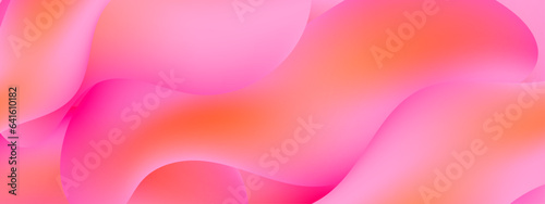 Colorful vibrant neon gradient background with liquid shapes. Morphing colorful blobs. Vector 3d illustration. Abstract 3d background. Liquid colors. Banner or sign design