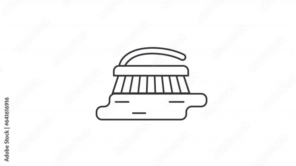 Black thin line icon set animations representing housekeeping, HD video with transparent background, seamless loop 4K video. Black thin line icon set animations representing housekeeping, HD video with transparent background, seamless loop 4K video.