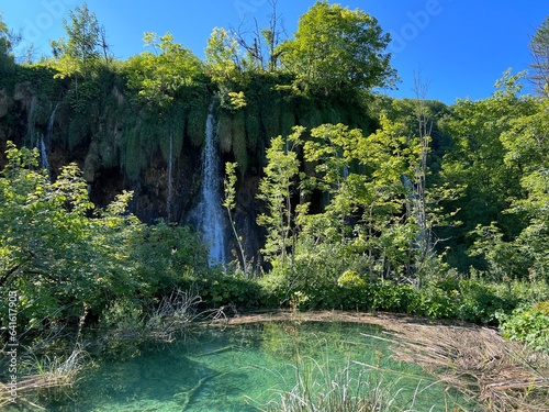 Landscape and environment of Plitvice Lakes National Park (UNESCO) - Plitvica, Croatia or Slikoviti krajobrazi i prekrasni motivi iz nacionalnog parka Plitvička jezera - Plitvice, Hrvatska photo