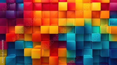 Abstract colorful swuare background