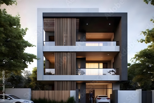 minimalist terraced house ideas Made with Generative AI