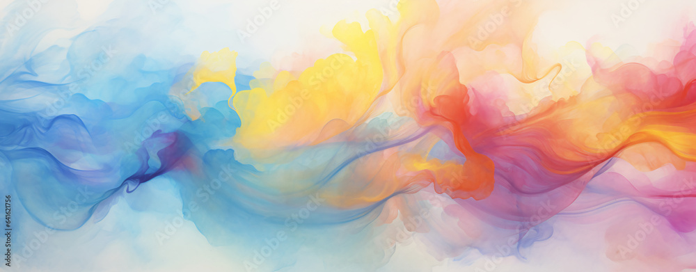 Watercolor abstract art background