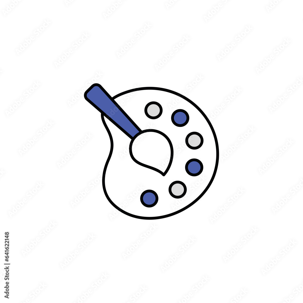 Paint icon design with white background stock illustration Paint icon design with white background stock illustration