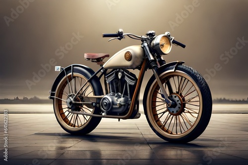 vintage bicycle on a street