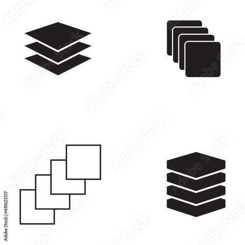 layer icon vector