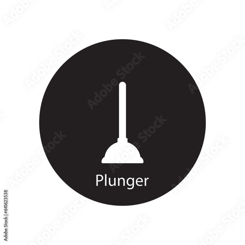 plunger icon vector