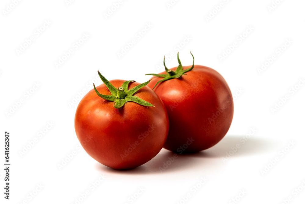 Tomato isolated on white background. Fresh ripe red tomato. With clipping path. Full depth of field.
Tomato isolated on white background. Fresh ripe red tomato. With clipping path. Full depth of field.