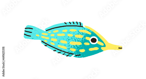 Cute fancy fish. Little small fantastic species, aquarium water animal swimmi...