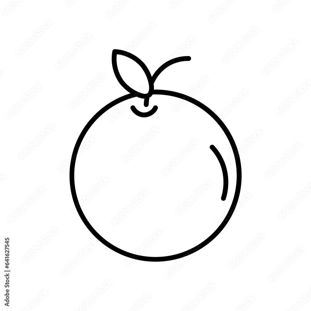 orange line icon orange line icon