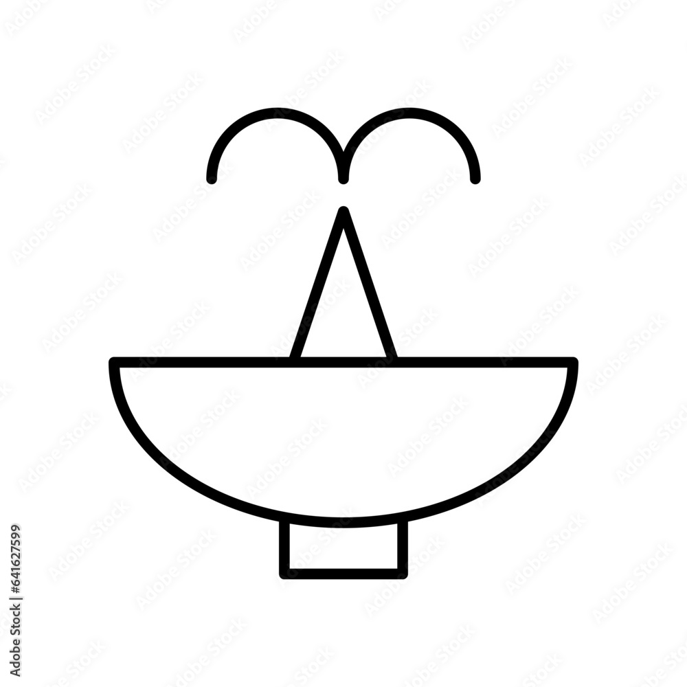 sprinklers line icon sprinklers line icon