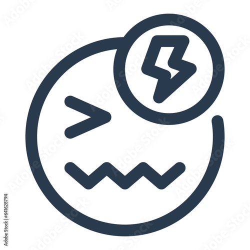 Anxiety mental health icon