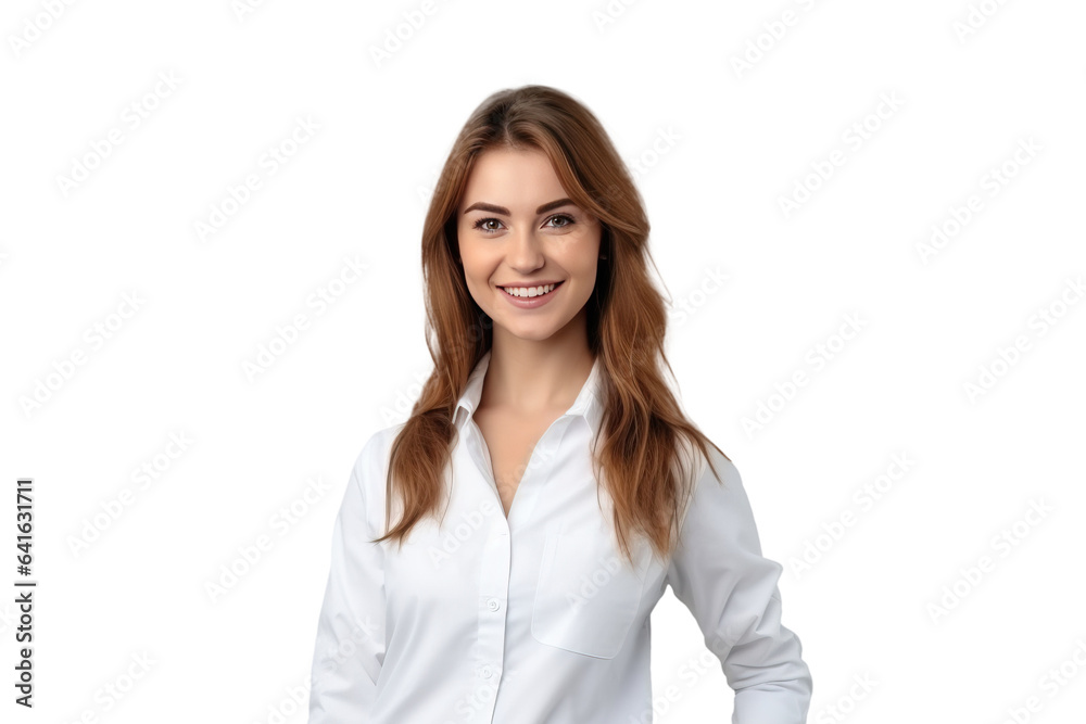 isolated png portrait of smiling young woman in white shirt isolated png portrait of smiling young woman in white shirt
