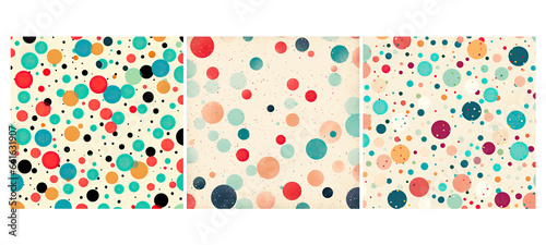 retro polka dot texture background illustration vintage design, colorful retro, vintage design retro polka dot texture background