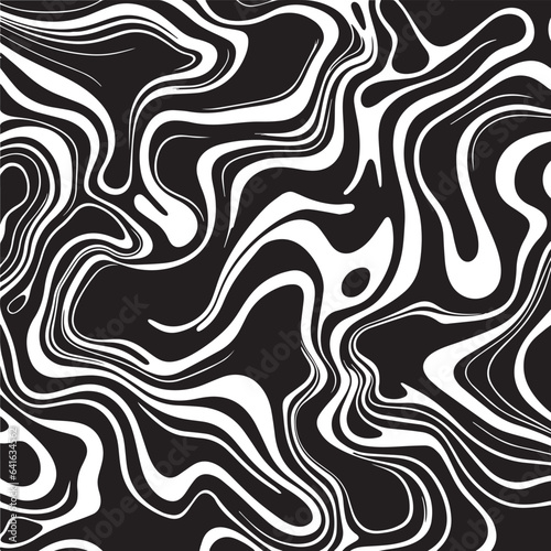 Abstract wave texture, black and white abstract texture, Vector Illustration, SVG