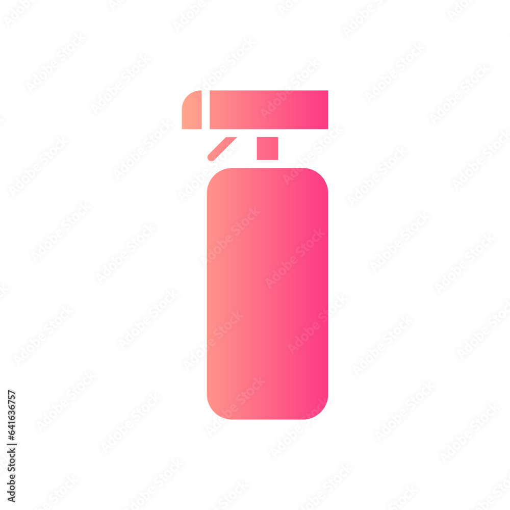 spray bottle gradient icon spray bottle gradient icon